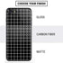 Black Grid iPhone SE (2nd & 3rd Gen) Skin