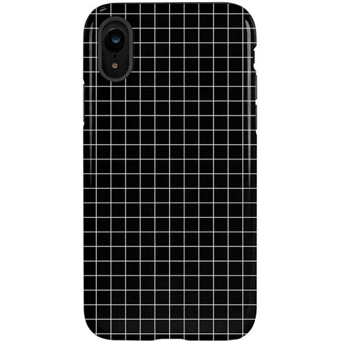 Black Grid iPhone XR Pro Case