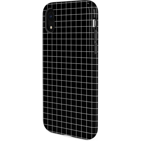 Black Grid iPhone XR Pro Case