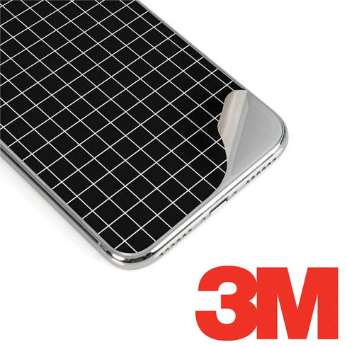 Black Grid iPhone XR Skin