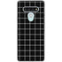 Black Grid LG Stylo 6 Clear Case