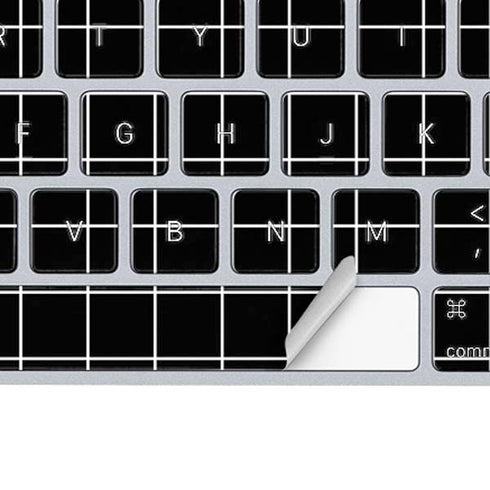 Black Grid Magic Keyboard Skin