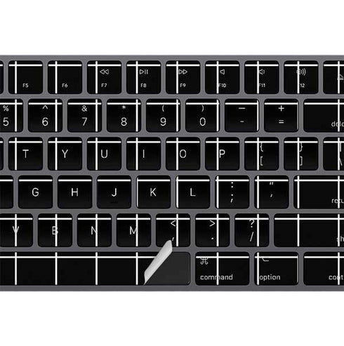 Black Grid Magic Keyboard with Numeric Keypad Skin