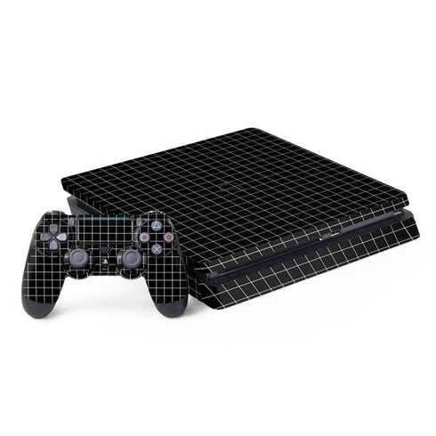 Black Grid PS4 Slim Bundle Skin