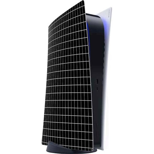 Black Grid PS5 Digital Edition Console Skin