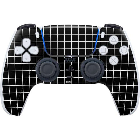 Black Grid PS5 Controller Skin