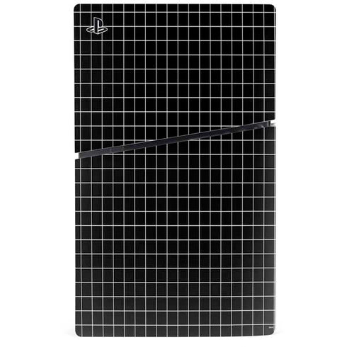 Black Grid PS5 Slim Digital Edition Bundle Skin