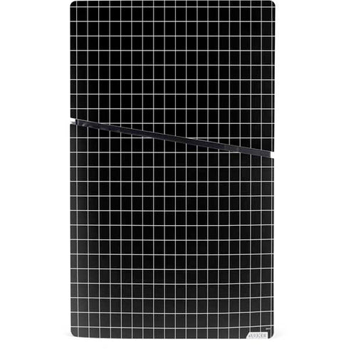 Black Grid PS5 Slim Digital Edition Bundle Skin