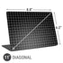 Black Grid Universal Laptop 11in (8.8 x 6.2in) Skin