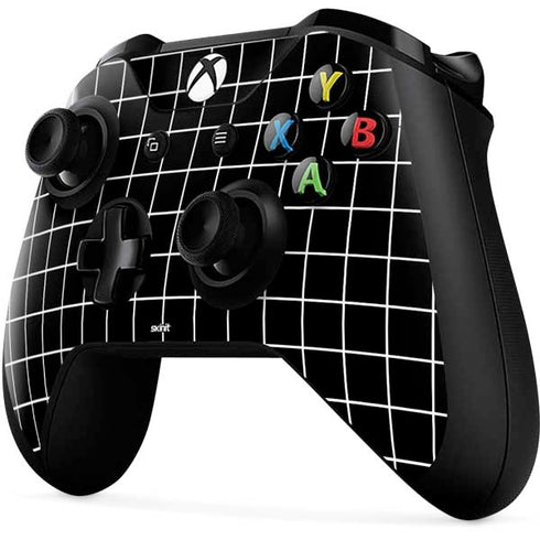 Black Grid Xbox One X Controller Skin