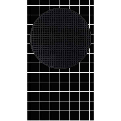 Black Grid Xbox Series S Console Skin