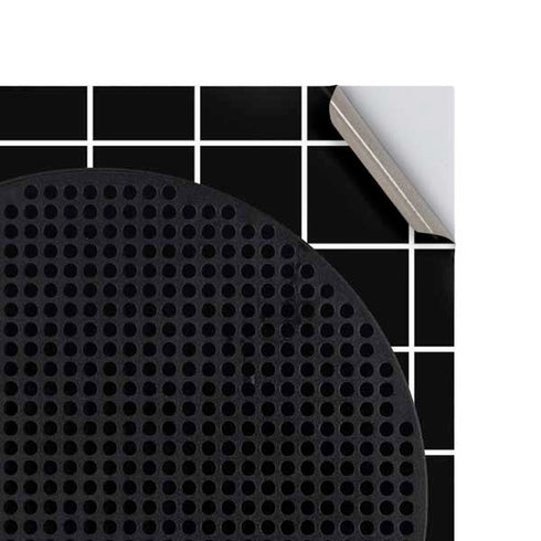 Black Grid Xbox Series S Console Skin