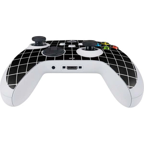 Black Grid Xbox Series S Controller Skin