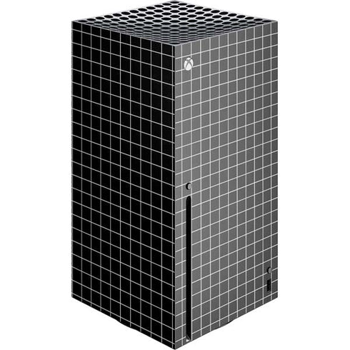 Black Grid Xbox Series X Console Skin