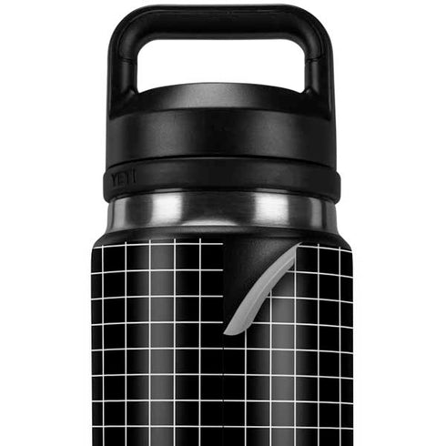 Black Grid YETI Rambler 26oz Bottle Skin
