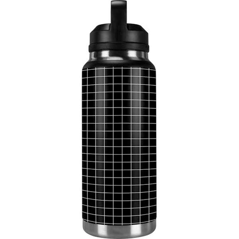Black Grid YETI Rambler 36oz Bottle Skin