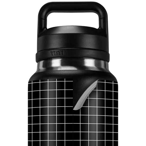 Black Grid YETI Rambler 36oz Bottle Skin