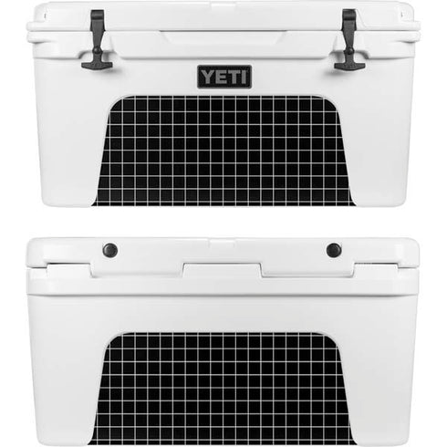Black Grid YETI Tundra 65 Hard Cooler Skin