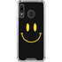 Black Happy Face Galaxy A30 Clear Case