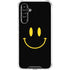 Black Happy Face Galaxy A54 5G Clear Case