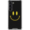 Black Happy Face Galaxy S23 Clear Case