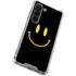 Black Happy Face Galaxy S23 Clear Case