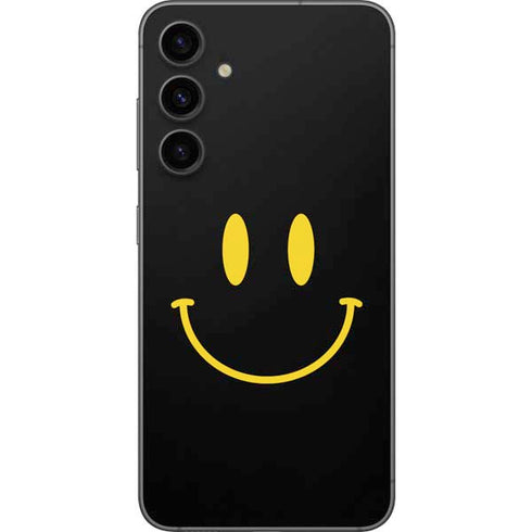 Black Happy Face Galaxy S23 FE Skin