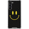 Black Happy Face Galaxy S23 Plus Clear Case