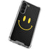 Black Happy Face Galaxy S23 Plus Clear Case