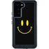 Black Happy Face Galaxy S23 Plus Waterproof Case