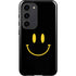 Black Happy Face Galaxy S23 Pro Case