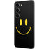 Black Happy Face Galaxy S23 Skin