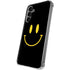 Black Happy Face Galaxy S24 Plus Clear Case