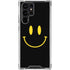 Black Happy Face Galaxy S24 Ultra Clear Case