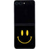 Black Happy Face Galaxy Z Flip5 5G Skin