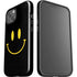 Black Happy Face iPhone 14 Plus Impact Case