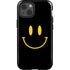 Black Happy Face iPhone 14 Impact Case