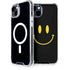 Black Happy Face iPhone 15 Plus MagSafe Case