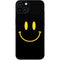 Black Happy Face iPhone 15 Plus Skin