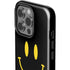 Black Happy Face iPhone 15 Pro Impact Case