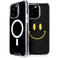Black Happy Face iPhone 14 Pro MagSafe Case