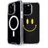 Black Happy Face iPhone 15 Pro MagSafe Case