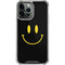 Black Happy Face iPhone 15 Pro Max Clear Case