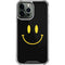 Black Happy Face iPhone 14 Pro Max Clear Case
