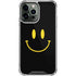 Black Happy Face iPhone 14 Pro Max Clear Case