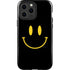 Black Happy Face iPhone 14 Pro Max Impact Case