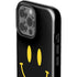 Black Happy Face iPhone 15 Pro Max Impact Case