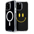Black Happy Face iPhone 15 Pro Max MagSafe Case