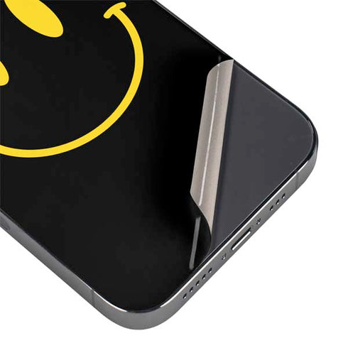 Black Happy Face iPhone 14 Pro Max Skin