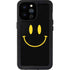 Black Happy Face iPhone 14 Pro Max Waterproof Case